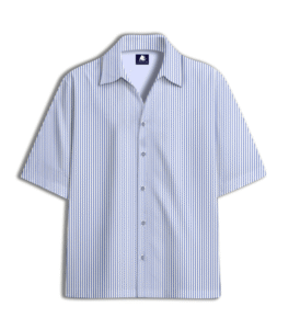Pinstripe Regular Collar Shirt