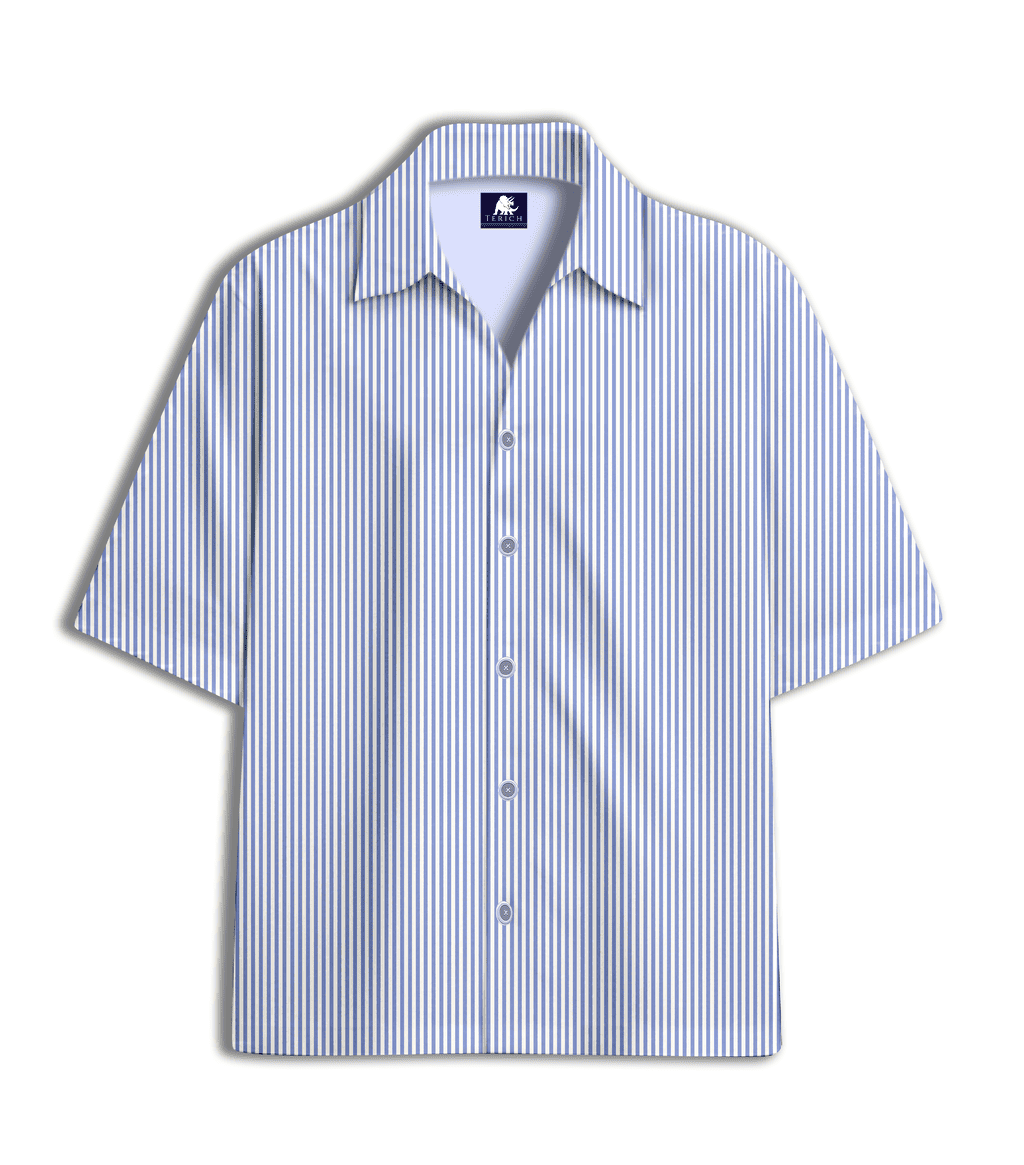 Pinstripe Regular Collar Shirt
