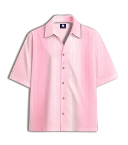 Pink Pinstripe Regular Collar Shirt